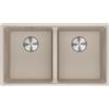FRANKE Lavello sottotop MRG 120-35-35 fragranite sahara 2 vasche Maris Franke
