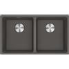 FRANKE Lavello sottotop MRG 120-35-35 fragranite stone grey 2 vasche Maris Franke