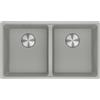FRANKE Lavello sottotop MRG 120-35-35 fragranite alluminio 2 vasche Maris Franke