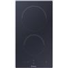 Candy Piano Cottura Elettrico Candy CDH30 2 Fuochi (L28,9xP52) Vetroceramica Nero