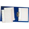 ESSELTE Separatore in PPL grigio alfabetico A-Z f.to A4 ESSELTE