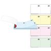 BM BLOCCO NUMERATO 1-100 colori assortiti 13x6cm art. 12/10B BM (Conf.10)