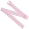 Aerzetix - Set di 5 Cerniere Lampo a Spirale N°5 70cm separabili con cursore - in Metallo Nylon Poliestere - Colore Rosa Chiaro - per Cucito Artigianato creazioni Tessili
