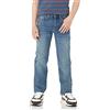 Amazon Essentials Jeans dal Taglio Dritto Vestibilità Regular Bambini e Ragazzi, Delavé Chiaro, 10 anni Plus