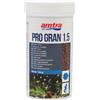 Amtra Pro Gran 1.5-250 ml, Mangime completo in granuli da 1.5 mm per pesci d'acqua dolce e marina, a base di farina di vermi, alghe e pesce