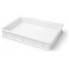 ChefSubito vassoi GEN-VAS403007 Vaschetta pizza con fondo e pareti chiusi 400x300 - Altezza 70mm