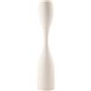 Vaso Elegante di Design da Interno Esterno in Resina Moai Ø41 H175 -Plust, WHITE LIGHT