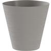 Vaso da tavolo da interno esterno Hoop Ø30 H28 in materiale riciclato con riserva d'acqua - Teraplast, CLOUD