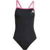 adidas Femme Thin Straps V-Back Swimsuit, Black, 46