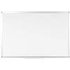 BoardsPlus - Lavagna Bianca, 120 x 90 cm, Lavagna Cancellabile A Secco Con Cornice Sottile In Alluminio Anodizzato, Superficie In Melamina (Non-Magnetica)