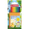STABILO point 88 Mini - Animal Vibes - Fineliner - Astuccio da 8 - Colori assortiti