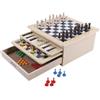 mandelli Scacchi e giochi da tavolo 10 in 1 32,5X 32,5X 15 cm,Mandelli,Eta 6-99 anni