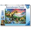 Ravensburger Puzzle Dinosauri,100 pezzi XXL,Ravensburger,Eta 6+