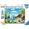 Ravensburger Puzzle Pokemon, 200 pezzi XXL,Ravensburger,Eta 8+