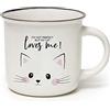Legami Cup-Puccino Cat Tazza, Porcellana Bone China, Multicolore, 350 ml