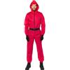 PUZZLEPARTY SRL Amscan Costume Carnevale Squid Game Tuta Guardia taglia S