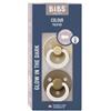 BIBS Set Di 2 Ciucci Bibs Colour Glow Vaniglia e nocciola 6-12