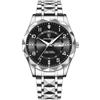 CURREN Orologi classici di marca di moda da uomo Orologi da polso al quarzo con lancette luminose da lavoro con cinturino in acciaio inossidabile  1511