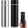 saerryor 2 bottiglie d'acqua in acciaio inox, 150 ml, colore nero e argento