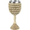 HKSICHENGKEJIUK Bicchiere da vino in acciaio inox con teschio in resina scheletrica tazza di birra gotica vichinga Warrior Skull Mug medievale bicchieri bicchieri da vino sacrificio vino calice tazza whisky cocktail