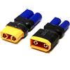 VUNIVERSUM Set di 2 adattatori di alta qualità EC5 maschio a XT90 maschio maschio ad alta corrente da 5 mm spina dorata cavo adattatore per batteria Lipo di Mr. Plug, modello bau®