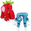 AUNGCSHE Italian Brainrot Personaggi, Steal a Brainrot Peluche, Cappuccino Assassino Peluche, Pupazzo Tung Tung Tung Sahur, Adatto a Bambini e Adulti, da Collezione (67+Rosso)