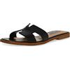 Steve Madden Hadyn, Sandali Donna, Pelle Nera, 41 EU
