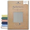 Formesse, lenzuolo con angoli in jersey, modello Bella Gracia, cotone, grigio chiaro, 180 x 200 - 200 x 220 cm