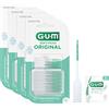 GUM SOFT-PICKS ORIGINAL Scovolini in gomma | Pulizia dei denti e rimozione della placca | Misura L | confezione 4x50 (con 1 campione omaggio)