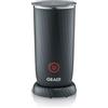 GRAEF. GRAEF MS402 - Montalatte elettrico antiaderente, 230 ml di schiuma di latte, 4 programmi di preparazione, spegnimento automatico, adatto per latte vegetale, nero