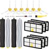 ANBOO Parti di ricambio compatibili con iRobot Roomba 960 980 981 985 900 Series, 890 880 805 860 870 871 800 Series Kit di accessori per aspirapolvere (6 filtri, 6 spazzole laterali, viti)