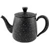 Café Olé Premium Granite Teiera 995 ml, per 5 persone, acciaio inossidabile, design classico con moderna finitura in granito nero, beccuccio perfetto per versare