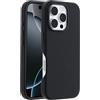 OtterBox Symmetry Series Cactus Leather MagSafe Custodia per iPhone 16 Pro, custodia protettiva sottile antiurto, a prova di caduta, testata 3x vs norme MIL-STD 810G, Nero