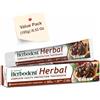 Herbodent® Dentifricio ai semi neri, 185 g, confezione da 1, con particelle naturali, THYMOQUINONE migliora il livello di micro-durezza dello smalto, sensibilità e protezione delle cavità, 7 erbe