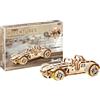 Revell 00615 - Tiny Adventures - Roadster - Kit modellino in legno in scala 1:32 - con motore Pull Back & Go - Lunghezza 16,6 cm