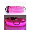 NEO+ Collare LED per cane USB ricaricabile, lampeggiante, visibilità (MEDIA ROSA)