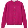 United Colors of Benetton Maglia Coreana M/L 103ME500L Maglione Cardigan, Viola, S Donna