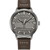 Timberland Goffstown - Orologio analogico con cinturino in pelle, 3 atm, colore: Marrone scuro