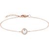 Tamaris Bracelet - Elegante bracciale in acciaio inox lucido - IP oro rosa - catenina regolabile fino a 21 cm - impermeabile e delicato sulla pelle