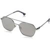 Police Occhiali da Sole SPL771 Total shiny palladium 57/17/145 Uomo