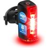 FISCHER Fanale posteriore per bicicletta Twin con luce di freno, illuminazione posteriore a 360°, illuminazione per bicicletta con batteria - montaggio senza attrezzi
