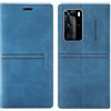 OKZone Cover per Huawei P40 Pro, Custodia Flip Pelle Portafoglio Magnetica Libro con Slot Schede, Slim Silicone TPU Bumper Wallet Supporto Case, Antiurto Cover Per Huawei P40 Pro (Blu)