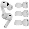 MMOBIEL 2 Paia Auricolari di Ricambio per AirPods Pro Gen 3 di MMOBIEL - Gommini in Silicone con Box Stoccaggio Portatile e Adatto alla Custodia di Ricarica - Installazione Facile - (S/M/L - 3 Paia)