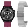 Breil, Collezione BC 3.9, Smartwatch Unisex con 2 Cinturini, in Silicone e in Acciaio Maglia Mesh, Resistente all'Acqua, Connettività Bluetooth, Ricarica Wireless, Cassa 39 mm in Lega di Zinco