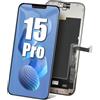 DTD Schermo LCD di Ricambio per iPhone 15 PRO, 6,1 Pollici, risoluzione 1:1, per iPhone 15 PRO, Display LCD Digitizer A2848, A3101, A3102, A3104, A2638