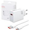 Ysevnotan Caricabatteria 67W con cavo di caricamento (2M), alimentatore per caricabatteria rapida, caricabatteria rapida adatto per Xiaomi 13 Lite/14 15/13 Pro/14T/12T/12/11T 10T, Poco F7 X7