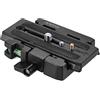 Andoer Piastra a sgancio rapido per Manfrotto 501 500Ah 701HDV 503HDV Q5 Head, Adattatore a sgancio rapido per treppiede fotocamera