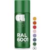 CL COSMOS LAC Vernice spray verde lucido, bomboletta spray per fai da te, vernice acrilica, adatta per plastica, metallo e altre superfici (RAL 6001 - verde smeraldo)