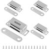 YEYIT 4 Pezzi Calamite per Mobili Chiusura 46mm Chiusura Magnetica per Ante 12KG Pieno Forte Chiusura Magnetica per Armadio per Cucina Armadio
