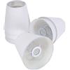 Eastlion 6 Pacchi 5.5 inch Paralume Tessuto Piccolo E14 Paralumi Lampadari Lampadario e Lampada a Muro,Bianca